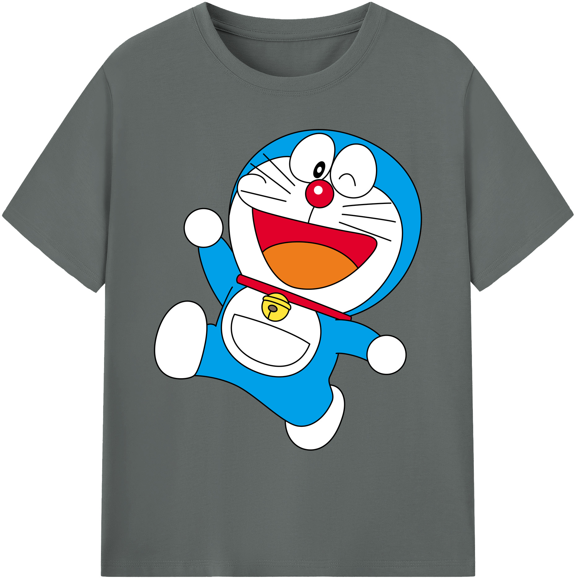 （画像用） ドラえもん Doraemon 綿100％ メンズ半袖Tシャツ｜肌触りやわらか＆通気性